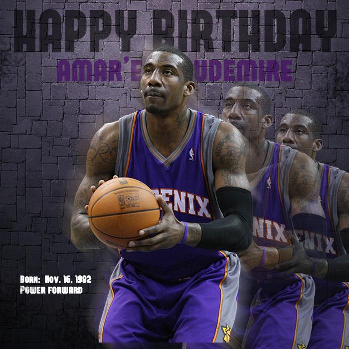 Remessage this and let your friends know of Amare Stoudemires birthday! Happy birthday big man! 