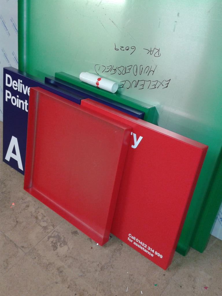 AdmiralSignsLtd's tweet photo. @EarlyExcellence new #signage ready to be installed http://t.co/JSxVKOXPCu