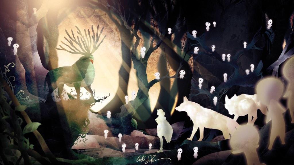 LukeSure100's tweet image. #Concept #fanart #mononoke @HMiyazaki_news @Ghibli_Italia @ghibli_intl @HayaoMiyazakiEs #lukesure