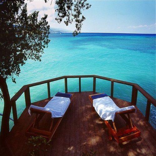 _Paisajes_'s tweet photo. Mar Turquesa en Jamaica. http://t.co/HNv0HKgTOt