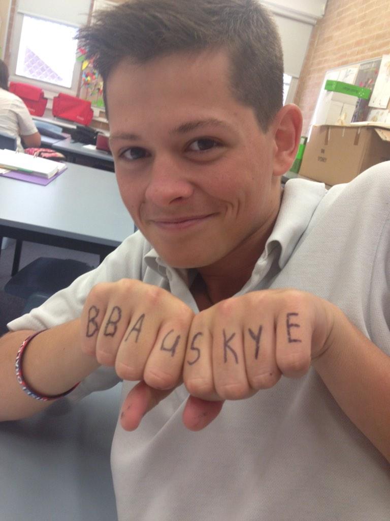 BBAUSister's tweet photo. Who else is #TeamSkye ? @BBAU9 #BBAU @Channel9 http://t.co/QeHFh3ntn6