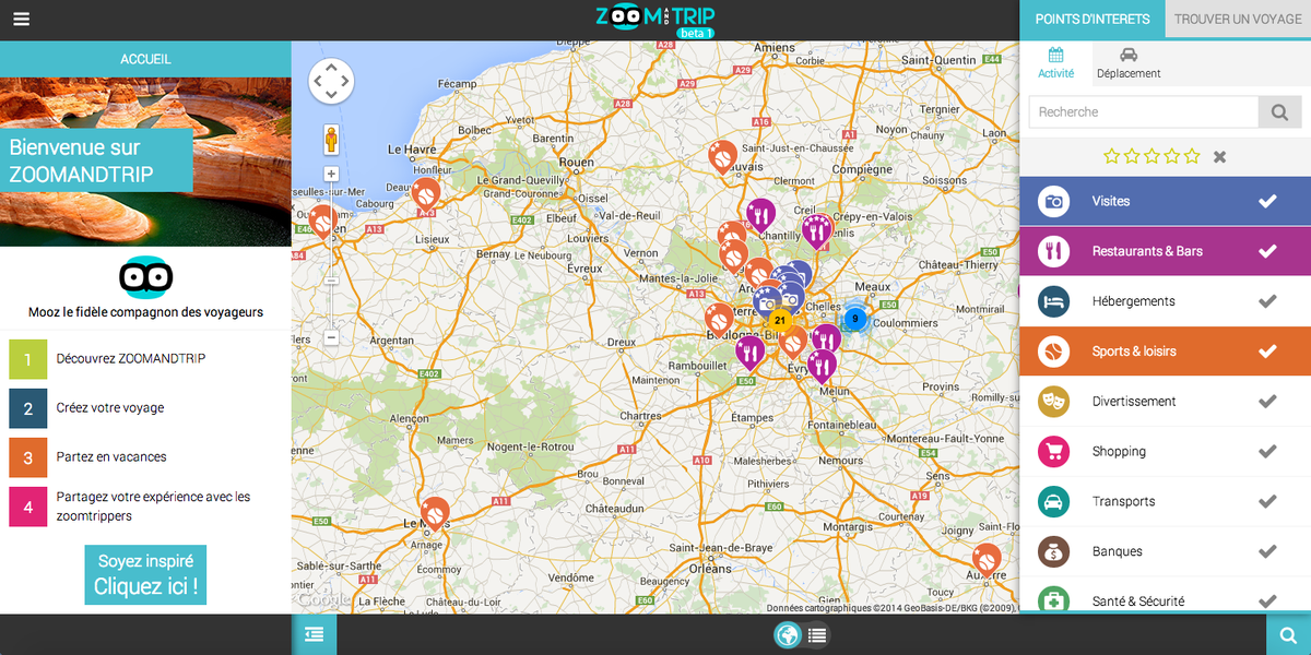 zoomandtrip's tweet photo. @zoomandtrip est en ligne ! Créez vos voyages maintenant sur http://t.co/rMsCS88obY #tourism #startup #trip #travel http://t.co/zINJ7uEkGQ