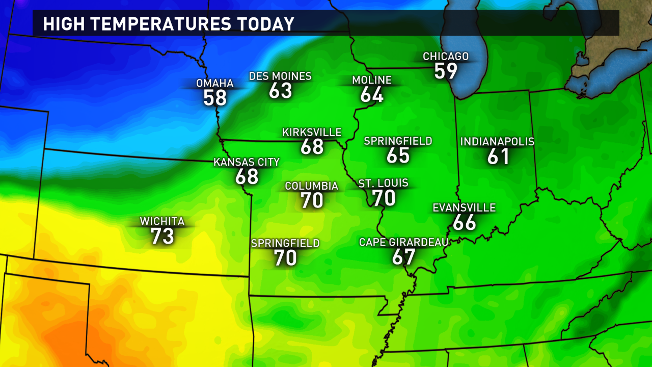 Scott Connell KSDK on Twitter: &quot;BIG changes this week in #STL as temps tumble after today. Cold ...