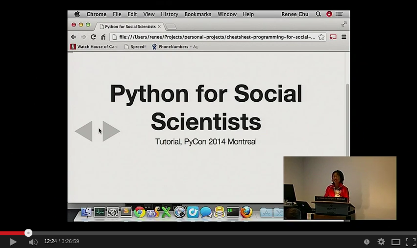devtalksio's tweet photo. Renee Chu: Python for Social Scientists #pycon #python #pycon2014 #devtalksio http://t.co/CUU2kyczi6 http://t.co/6VFV17Iwr1