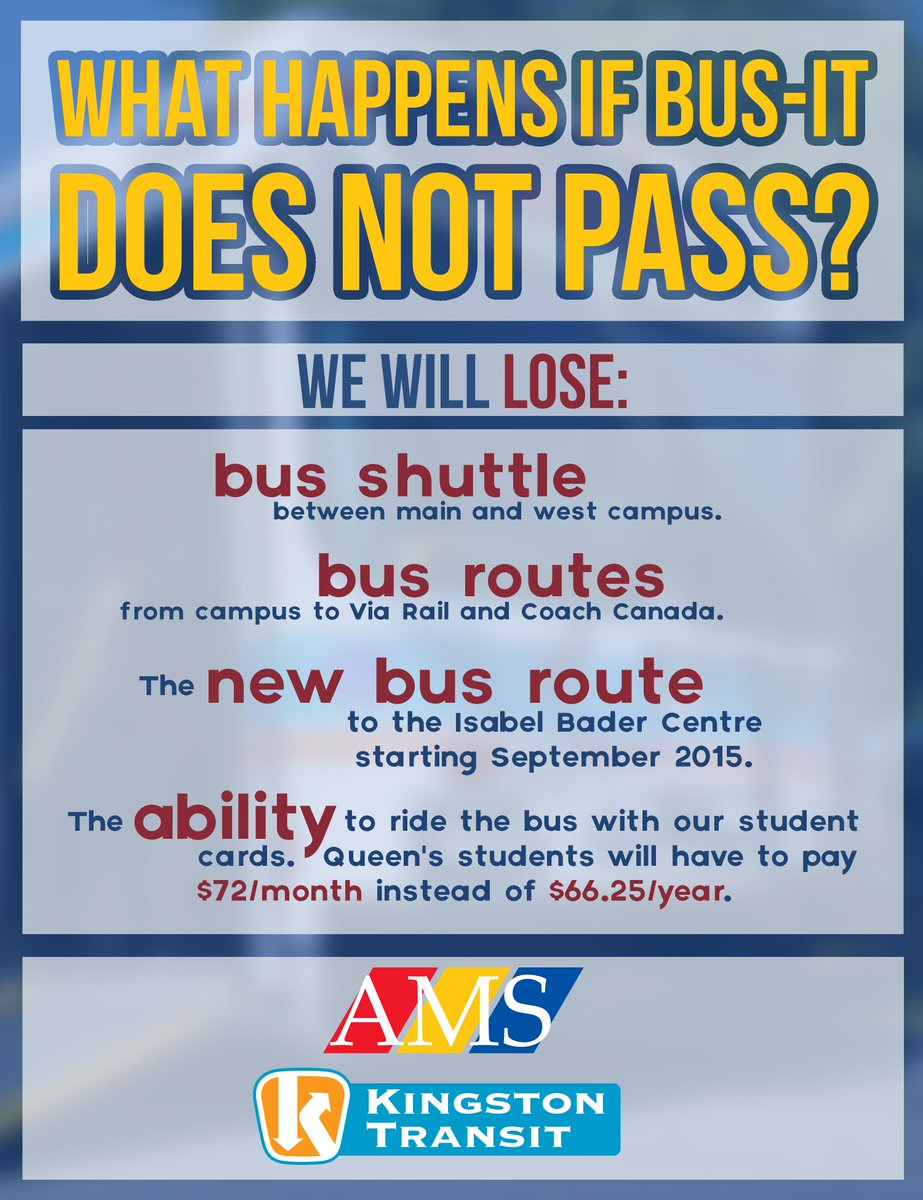 Queens_AMS's tweet photo. Voting starts tomorrow! Find out what your vote means for #BUSIT. #AMSVotes http://t.co/j8GwbCvY98
