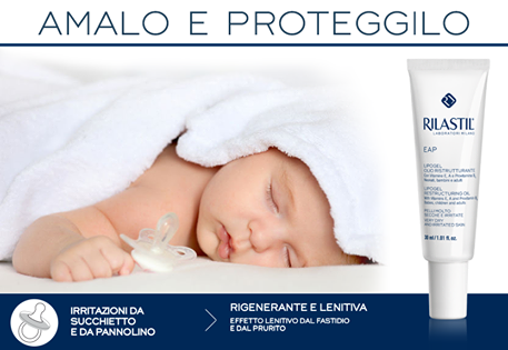 #Sensibile e #delicata, la #pelle del #bambino deve essere protetta e lenita. #Rilastil EAP bit.ly/10KL0Ky
