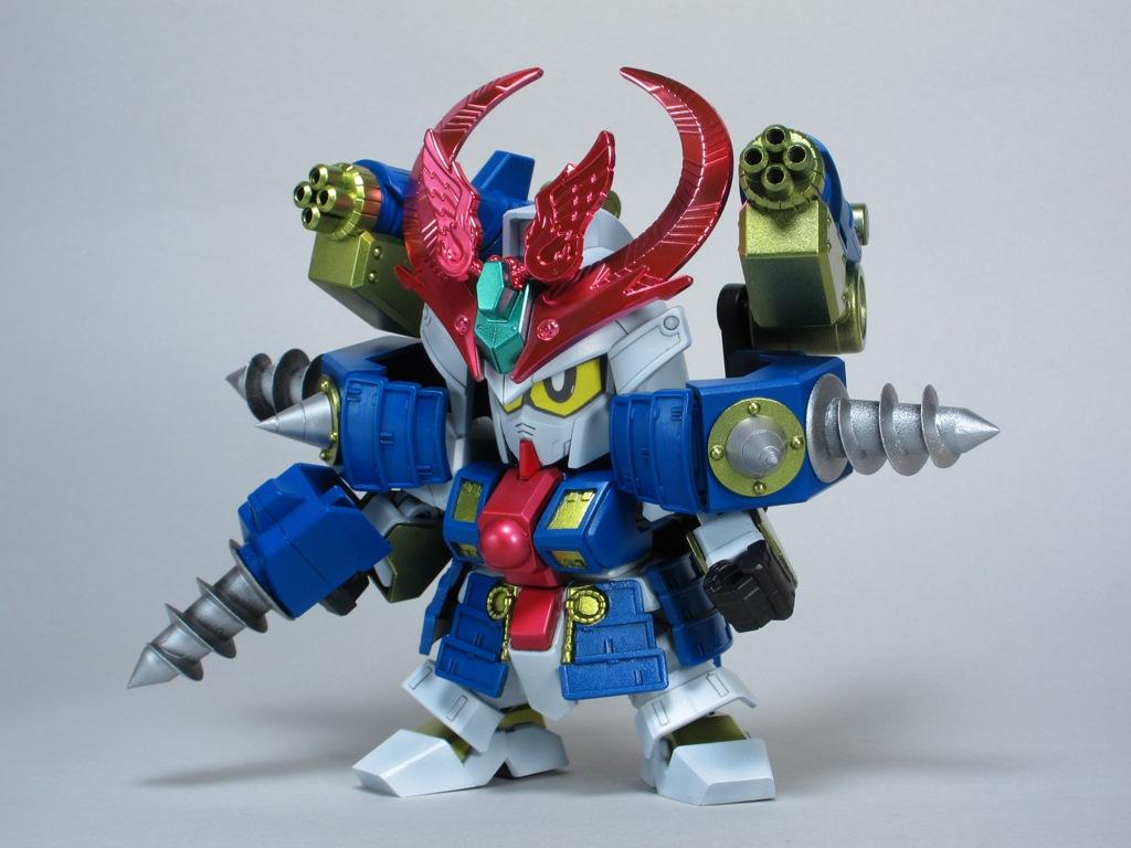 error_astray's tweet image. ビルドファイターズオリジナルMS選手権はLGBB頑駄無大将軍ベースの鎧将軍で応募しました！ダイソーのナイロンアンカーがポイントです。