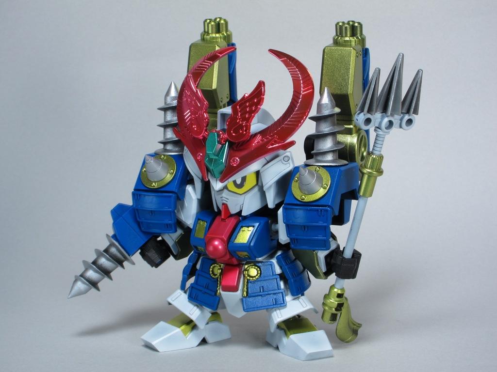 error_astray's tweet image. ビルドファイターズオリジナルMS選手権はLGBB頑駄無大将軍ベースの鎧将軍で応募しました！ダイソーのナイロンアンカーがポイントです。