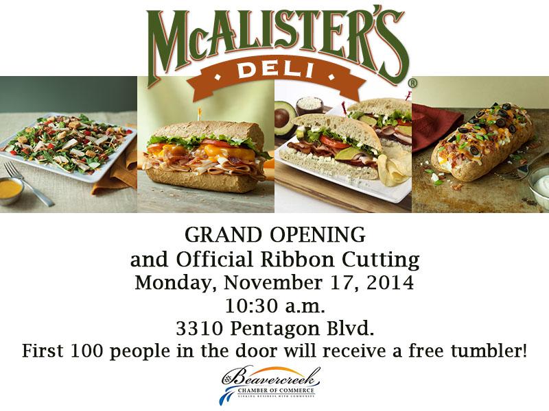 BeavercreekCoC's tweet photo. @RelishAndSavor @McAlistersDeli We will see you there! http://t.co/gHK9jDRwGt