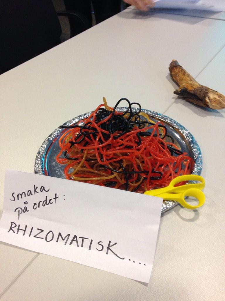 sarastigsdotter's tweet photo. Smaka på ordet RHIZOMATISK #nätverk #tankar #utvecklingsdag #rotsystem http://t.co/tsBSLbryae
