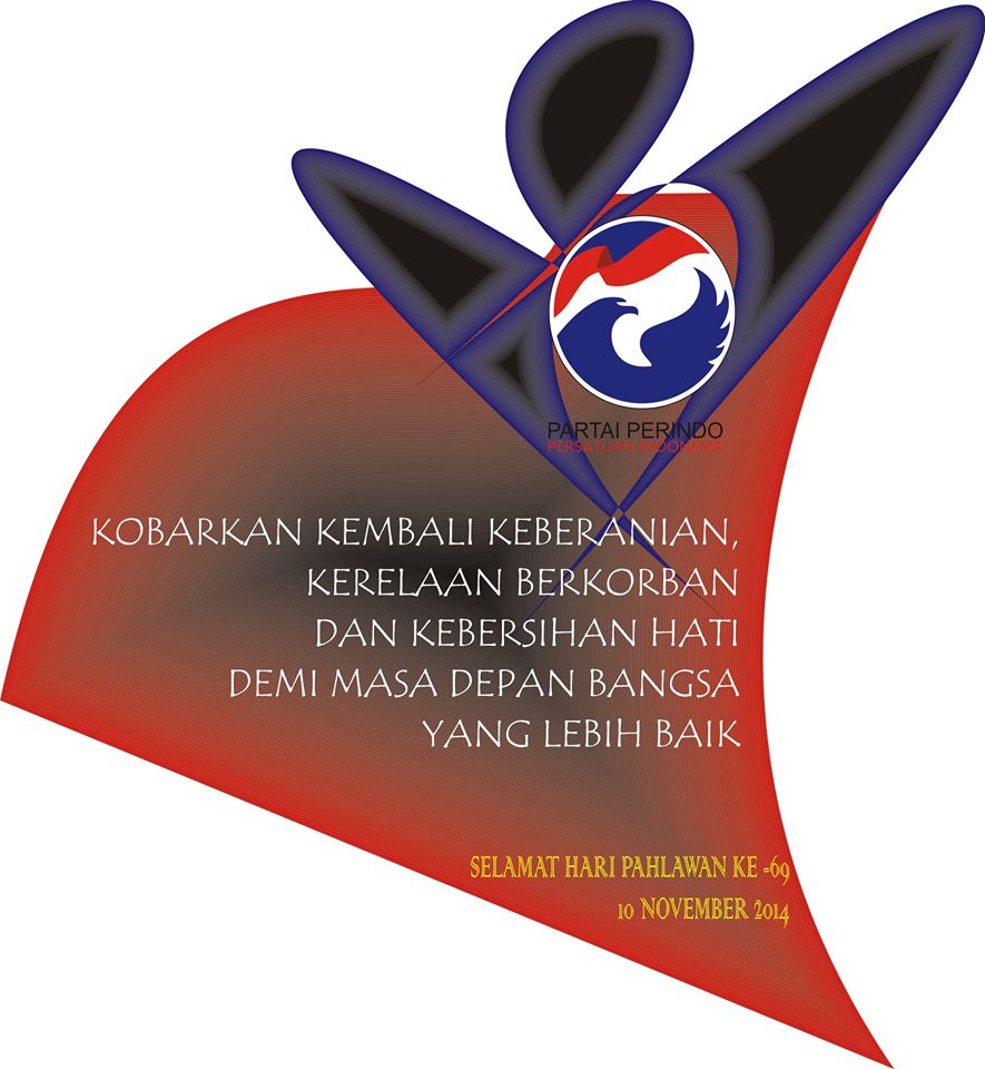 PERINDOPusat's tweet photo. PARTAI PERINDO Mengucapkan selamat Hari Pahlawan ke-69 http://t.co/QAHiGEBucy