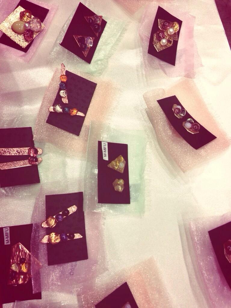 m_mifu's tweet photo. デザフェス40お疲れ様でした！沢山の方々とお話しができ、とても楽しかったです♡そして、お買い上げして下さったお客様にも、とても感謝してます！また、今後も新しいバリエーションをお届け出来るよう頑張りますので、よろしくお願いします！ http://t.co/W5UIIHUiEu