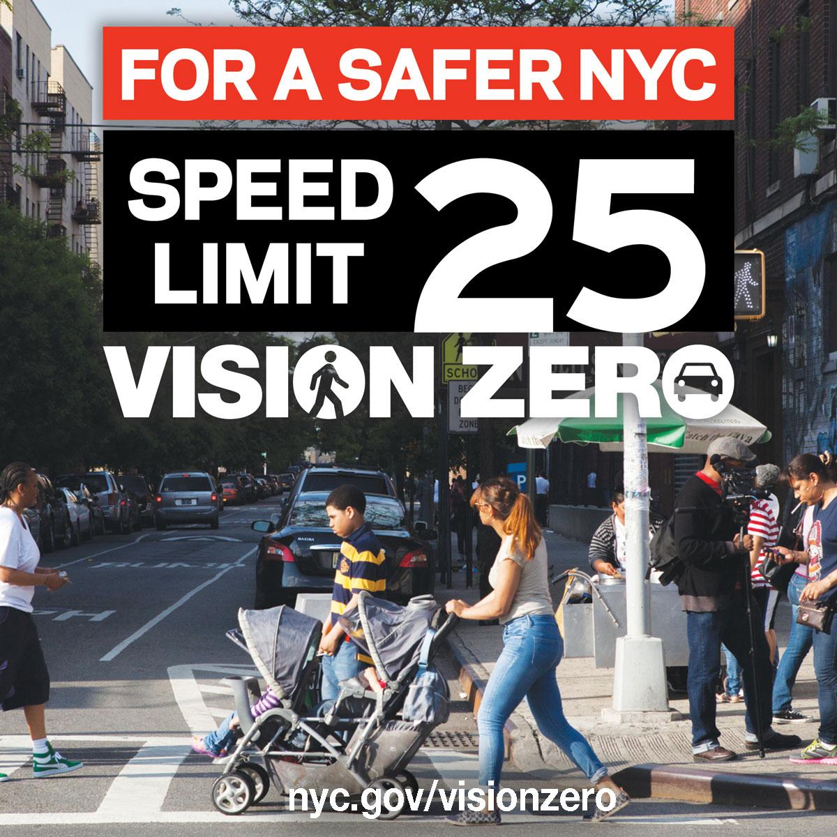 If you’re driving to work this morning, please remember: The city’s default speed limit is now #25mph.