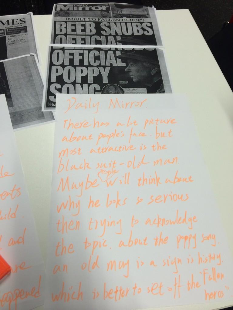 liwen46's tweet photo. @205UMC #205mc #group 6  deconstruction the news http://t.co/9hZ75SAQLo