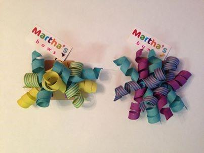 Returning to the fair with her charming hair accessories is Martha's Bows. Delightful designs for all ages!