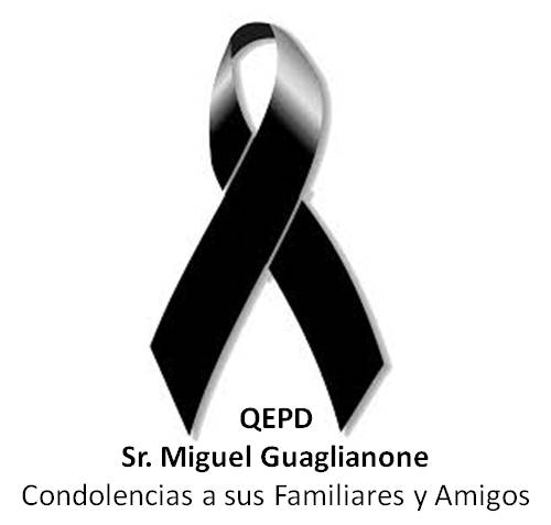IMGLO1's tweet image. Nos embarga un sentimiento de tristeza por el lamentable fallecimiento del Sr. Miguel Guaglianone, paz a sus restos.