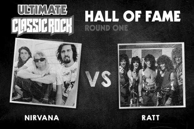 UltClassicRock's tweet photo. .@theRATTpack vs. @Nirvana in the Ultimate Classic Rock Hall of Fame. Vote now! http://t.co/ch6BCWi9vx http://t.co/3SyICZlFPP