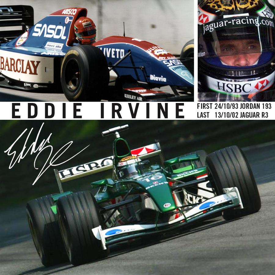 Happy Birthday to Eddie Irvine "Life is strange, but F1 is simply crazy." 