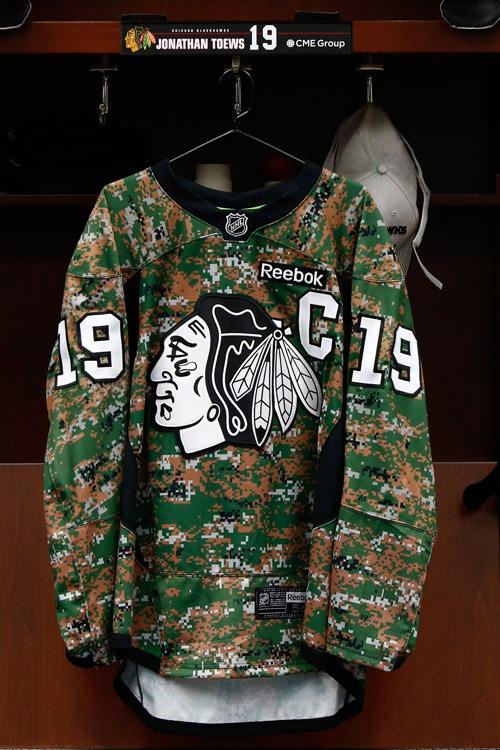 blackhawks military jersey