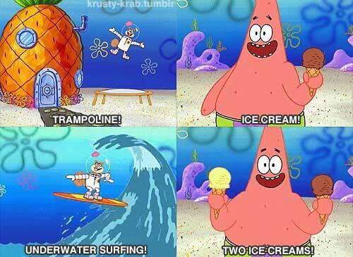TorrentialRain4's tweet photo. #SpongebobNovember #TwoIceCreams http://t.co/4TPIAiIpSm