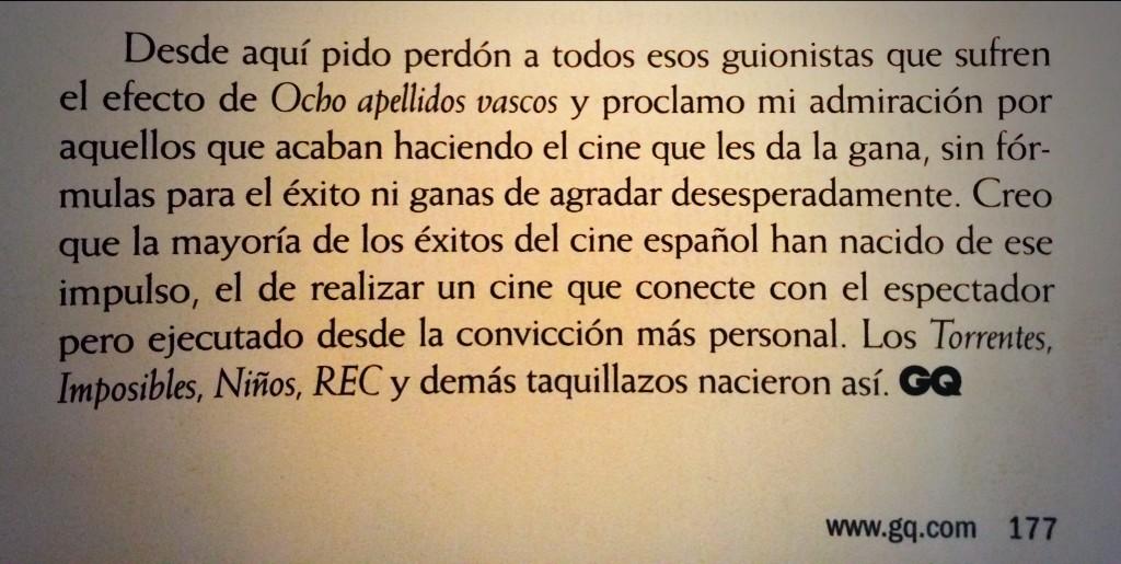 FilmBayona's tweet photo. No puedo estar más de acuerdo y agradecido con @borjacobeaga por estas palabras. http://t.co/Fiju8jYfe2