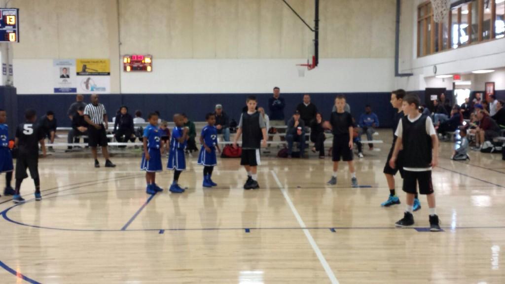 BTR 3rd grade playing 5th grade this past weekend. Only way to get better is to practice and play against bigger kids