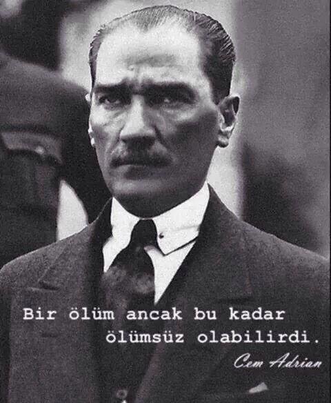 Bir ölüm ancak bu kadar ölümsüz olabilirdi 
#MustafaKemalAtatürk 
#10Kasım #1938