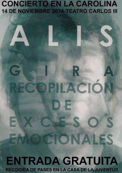 Próximo Viernes. Concierto de Alis