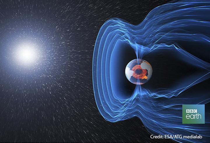 BBCEarth's tweet photo. Earth's magnetic field now flips more often than any time in the last 3 billion years http://t.co/ZzuF4m3KM6 http://t.co/ZpTmRoUDoI