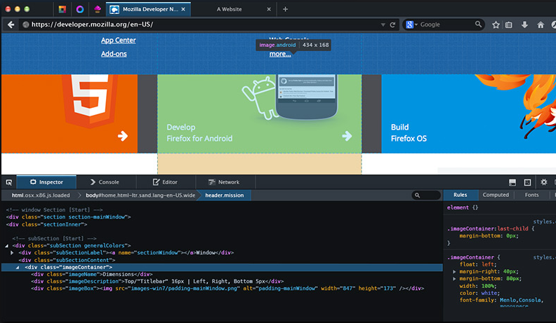 JavaScriptDaily's tweet photo. Mozilla Introduces the First Browser Built For Developers: https://t.co/RGK9gmXFOt https://t.co/sfGVzh84xM http://t.co/7JHxqkB2z4