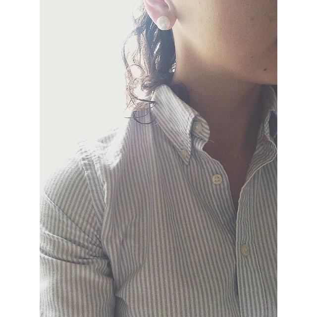 hannerknapp's tweet photo. Pearls, curls, and button downs. The way to go. #PrepToDeath http://t.co/0nEogK8ge7