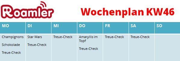 RoamlerDE's tweet photo. Und hier gibt's wieder den Plan für die Woche! http://t.co/fM70CBFeVG
