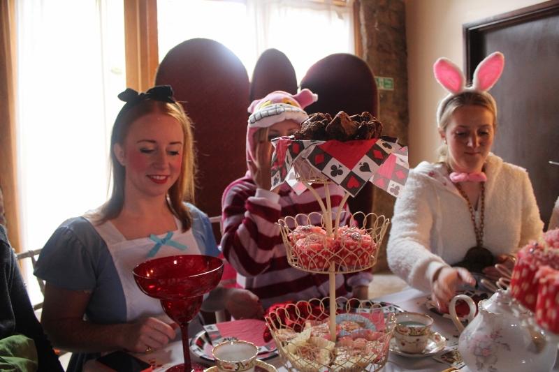 Walton_Castle's tweet photo. Take some more tea the March Hare said to Alice very earnestly... #castle #henparty #weddings @LolaRoseMarks http://t.co/7T7MPf7VA4