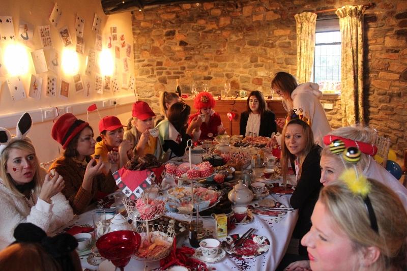 Walton_Castle's tweet photo. Take some more tea the March Hare said to Alice very earnestly... #castle #henparty #weddings @LolaRoseMarks http://t.co/7T7MPf7VA4