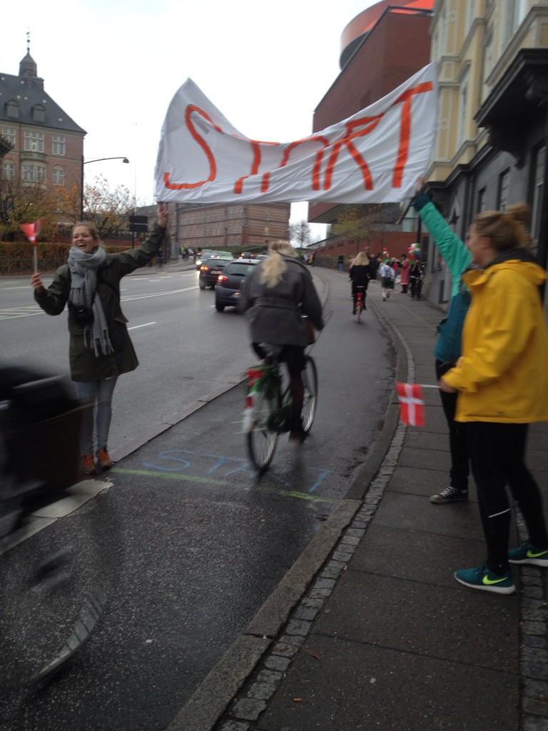 Cyklisterne i Aarhus cykler ekstra hurtigt i dag.  <a href="/vejdirektoratet/">Vejdirektoratet</a> <a href="/DRostjylland/">DR Østjylland</a> #au #trafikdk #happymonday
