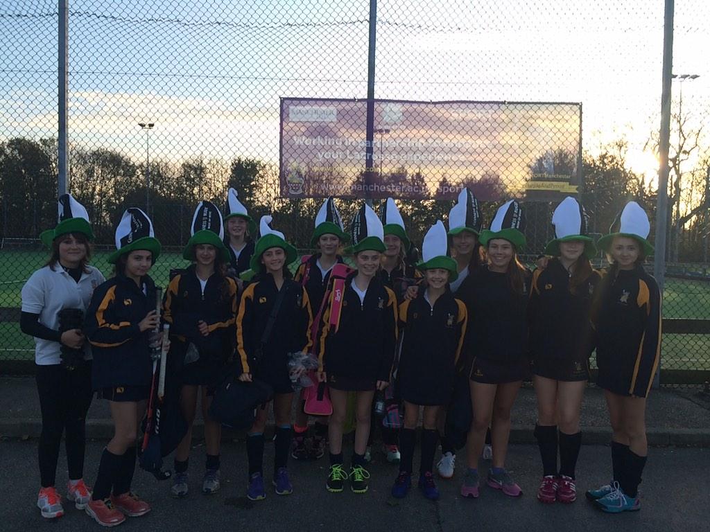 SedberghHockey's tweet photo. The girls with their winners hats #irish #hatcentral http://t.co/fszJMZwq7K