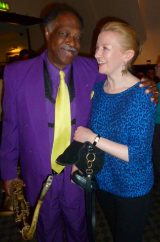 Happy birthday, Houston Person-until today the most stylish 79-year-old saxophonist..Hope we clash colours again soon 