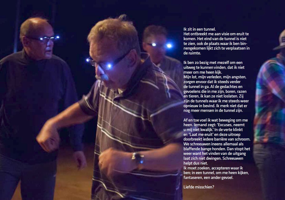 Laatste weekje voor de première van Tunnelvisie! Reserveren via carteblanche.nu