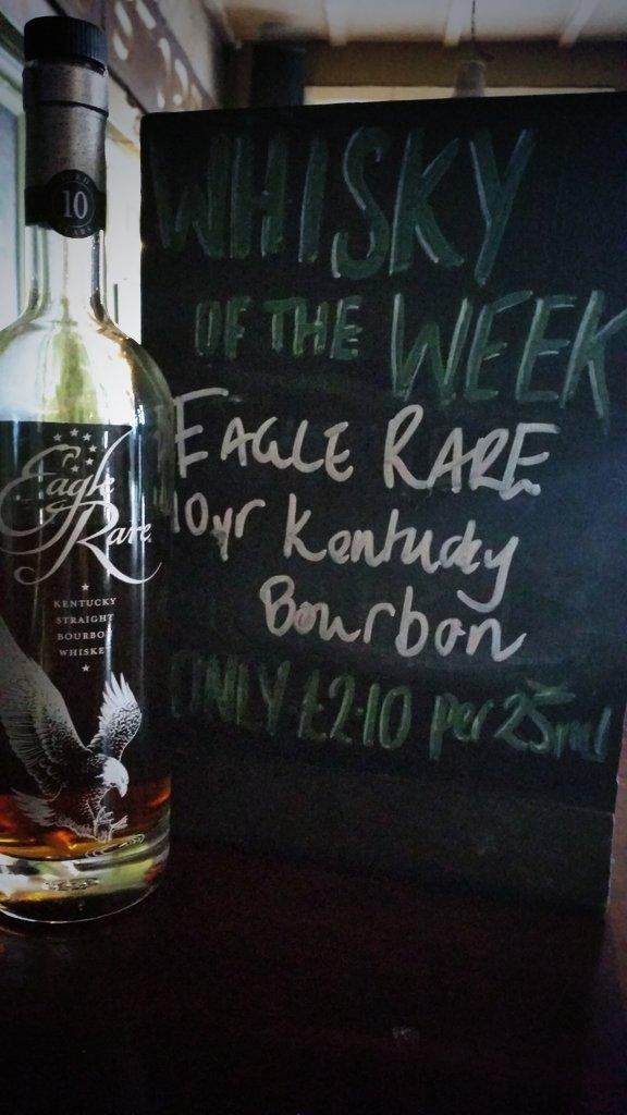 exchange_hove's tweet photo. We have new scotch &amp; bourbons! This beauty is whiskey of the week. @eaglerarelife @VoucherBrighton  #hove #bourbon http://t.co/Bkhk4waa6P