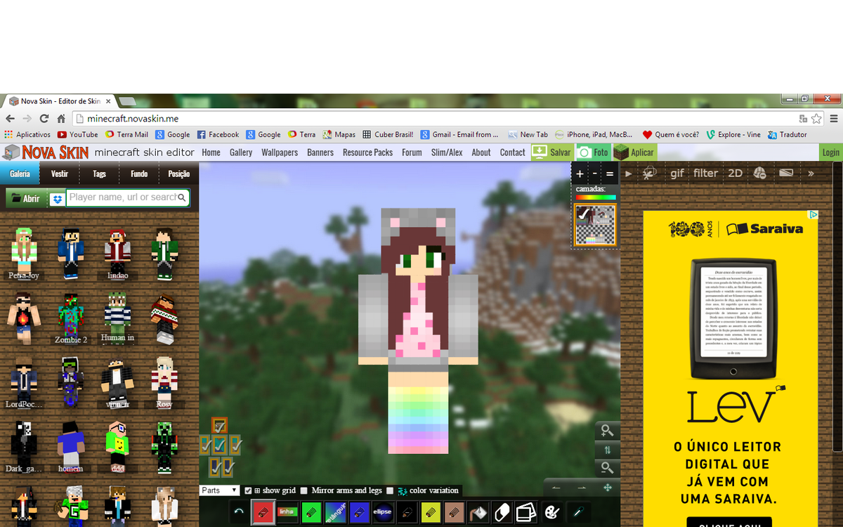 Isaaa_Boni's tweet photo. @AuthenticGames me coloca nno The Sims Craft 
skin: Boniga http://t.co/Vcr2E9oxm9