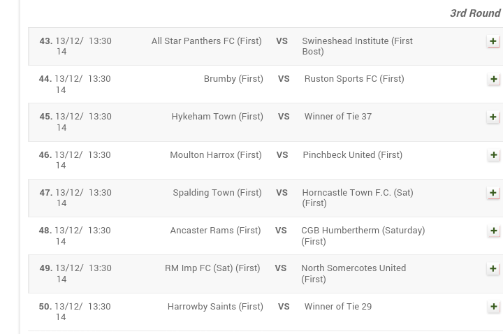 rmimpfc's tweet photo. Lincolnshire County Junior Cup 3rd round draw. #RMImpFC #CountyCup http://t.co/LxWEdo57yA