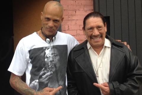 davidlabrava's tweet photo. STRAIGHT LEGEND, INSPIRATION, AND ONE OF MY HEROS @officialDannyT IN MY FIRST FILM. IM HAVING A GREAT DAY;) http://t.co/f59hhfy7Ho