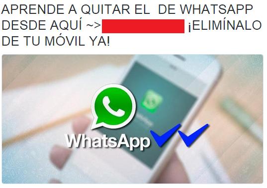 #Alerta Te ofrecen desactivar el doble check azul de #WhatsApp y te suscriben a #SMSPremium osi.es/es/actualidad/…