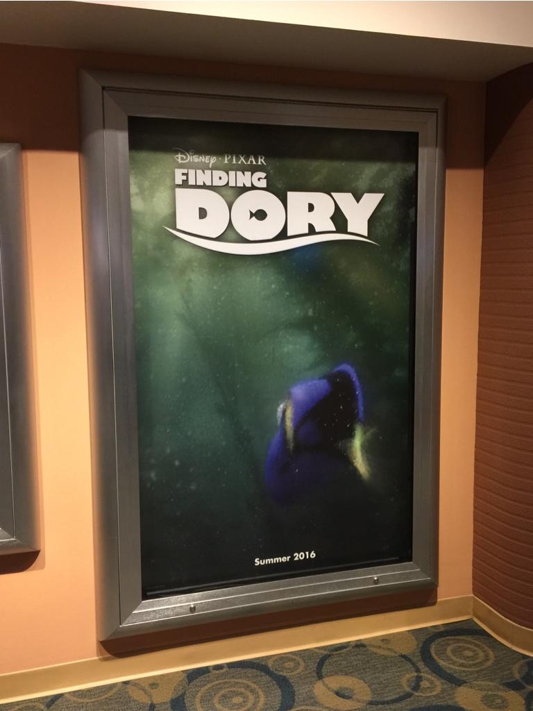 Attractions's tweet photo. “@PaulChadkin: #FindingDory poster at #TheMagicOfDisneyAnimation #DisneysHollywoodStudios http://t.co/05IxGWkyXo”
