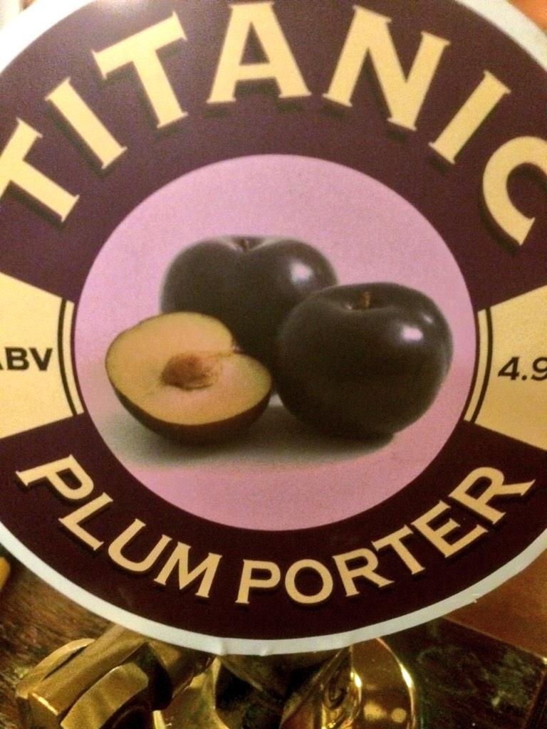 SJFCrownPosada's tweet photo. THE BIBLICAL NECTAR OF THE GODS IS BACK!! @Titanic_Brewers Plum Porter now on sale and tasting most excellent 🍻😃🍺 http://t.co/tqZ7YmHVB6