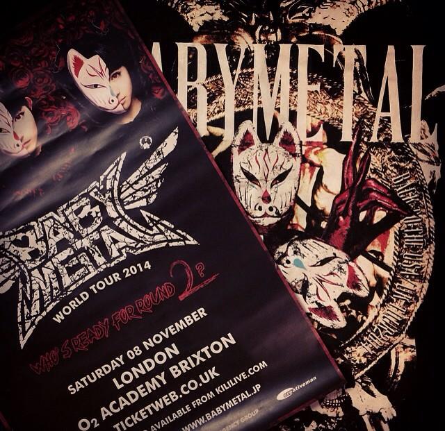 O2AcademyBrix's tweet photo. Follow &amp; RT to #WIN a @BABYMETAL_JAPAN poster &amp; signed T-shirt! Ends 5pm 11/11/14
T&amp;Cs http://t.co/fvFy9b7lSV http://t.co/1VwwbtY3FY