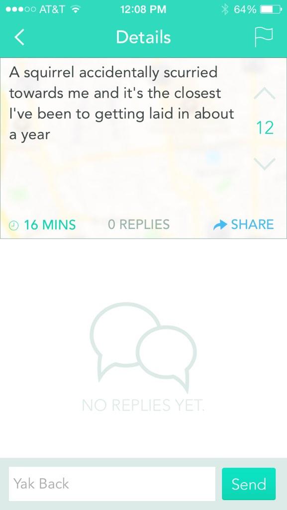 JhuSquirrels's tweet photo. I feel sorry for you. Xoxo gossip squirrel http://t.co/WFLsjQMhTH