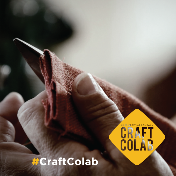 #CraftColab Crafters had to Design&amp;create a bespoke, co-branded product! #capebrewingco