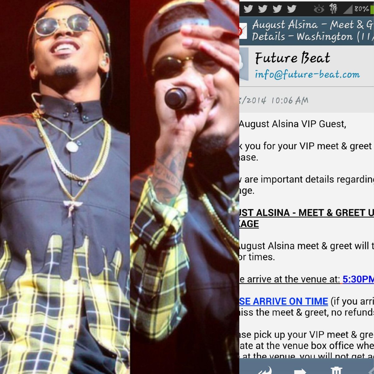 GABis_sooGORG's tweet photo. @AugustAlsina cnt wait 2 meet u 2day! Words cnt describe hw excited I am, love u Aug! 😍💋 #MyYungin #Myheart #AAAJr http://t.co/xRFSFDWn7z
