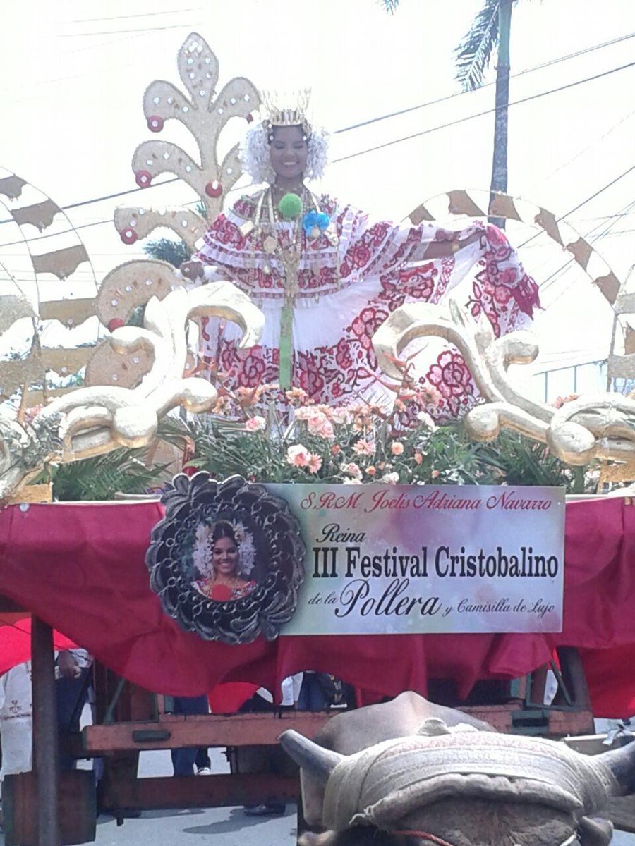 OrquestaCuerdas's tweet image. Reina de la Pollera Cristobalina SM Johelis 1ra #desfiledecarretas #patriaIESC @IESCPanama @patsvs @AnaCaton
